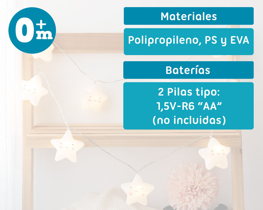 Guirnalda estrellas led